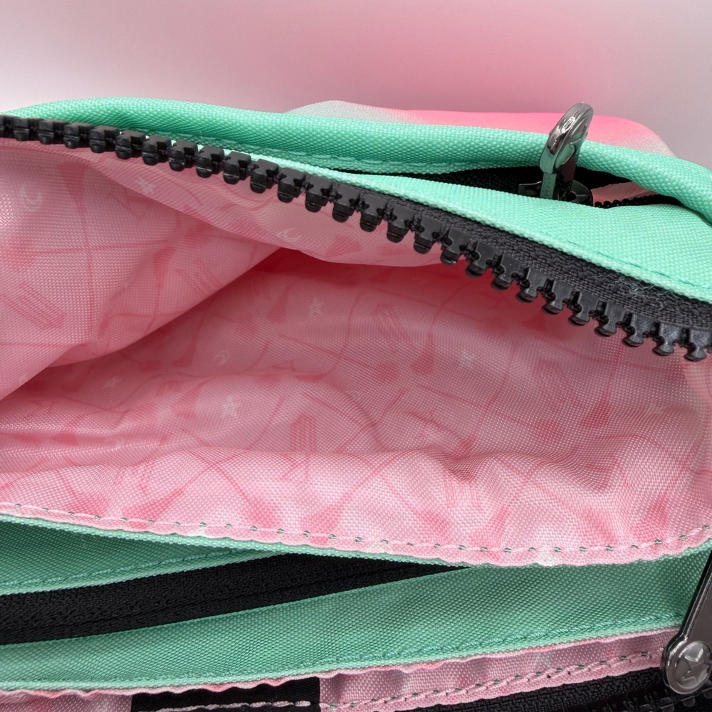 Kipling Wicked RiRi Gradient Crossbody with Pink and Green Monkey bag charm NWT - Picture 12 of 16